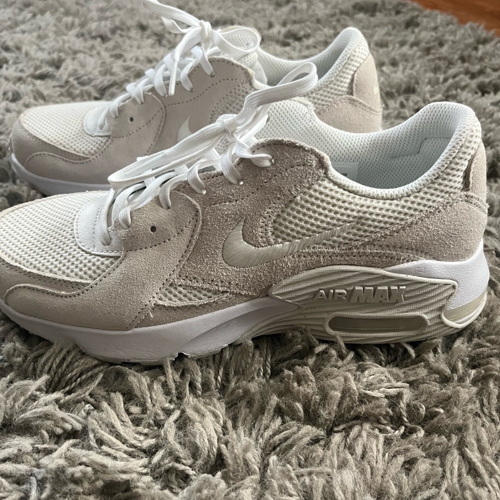 Nike White Sneakers with Air Max Cushioning